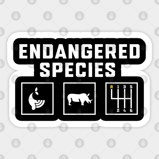 Endangered Species Manual Gearbox Stick Shift 6 speed Endangered